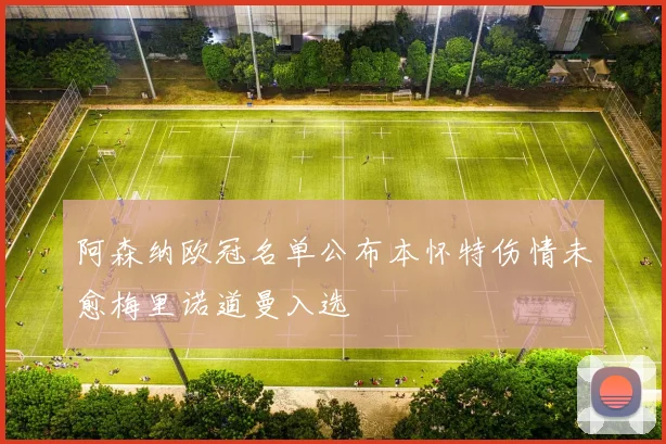 阿森纳欧冠名单公布本怀特伤情未愈梅里诺道曼入选